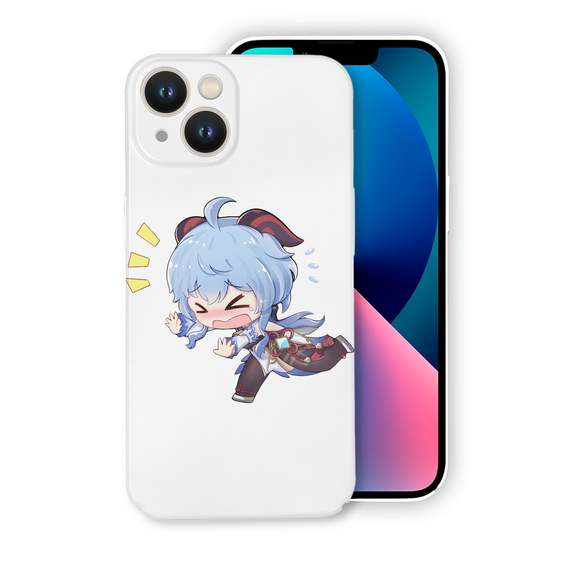 げんし神 甘雨 かんう genshin Ganyu 【iPhone 14シリーズ対応】ハードケース